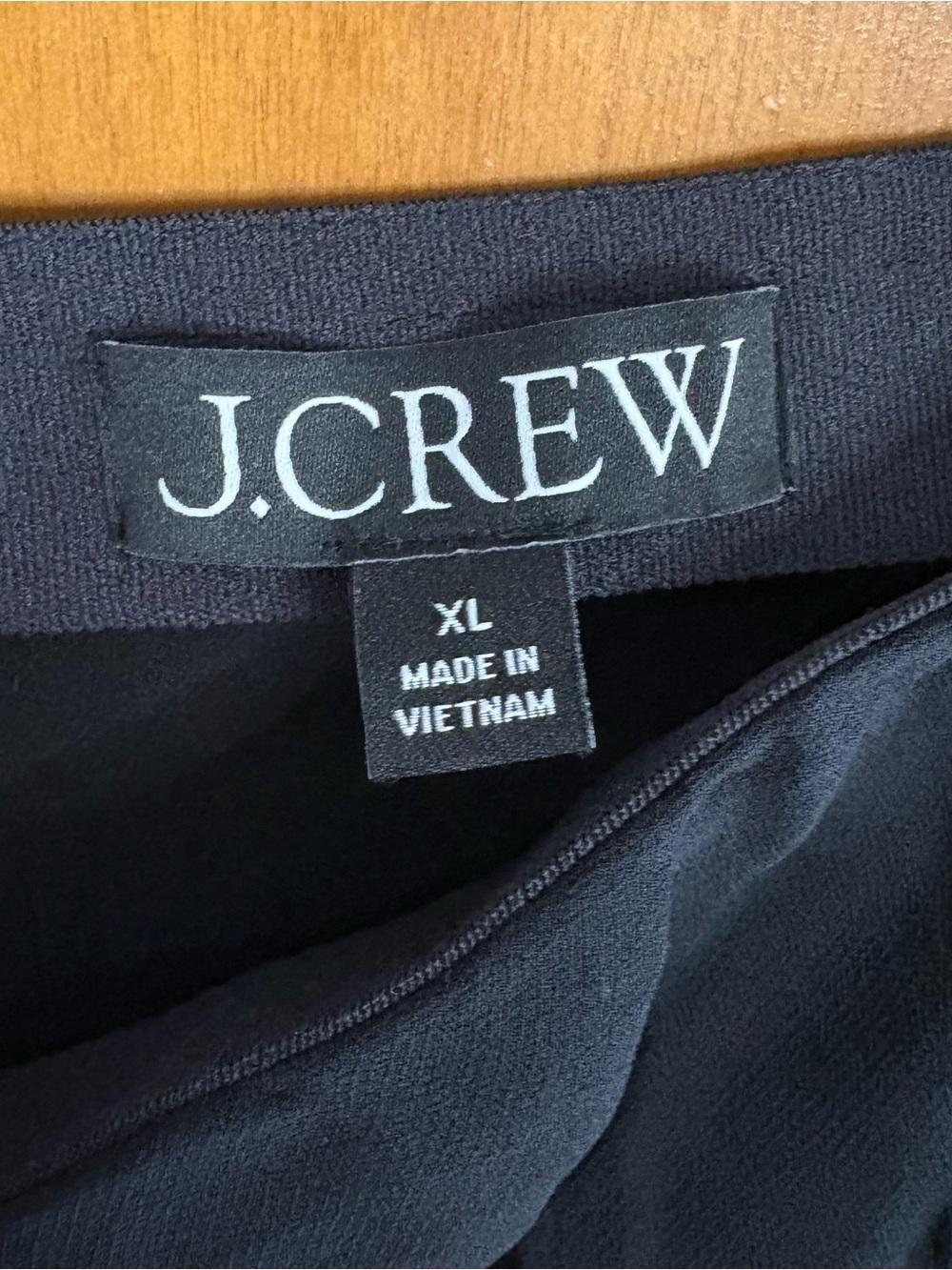 J. Crew Gwyneth Flounce Hem Midi Slip Skirt Black Chiffon XL Goth Fairy Grunge - Picture 9 of 11